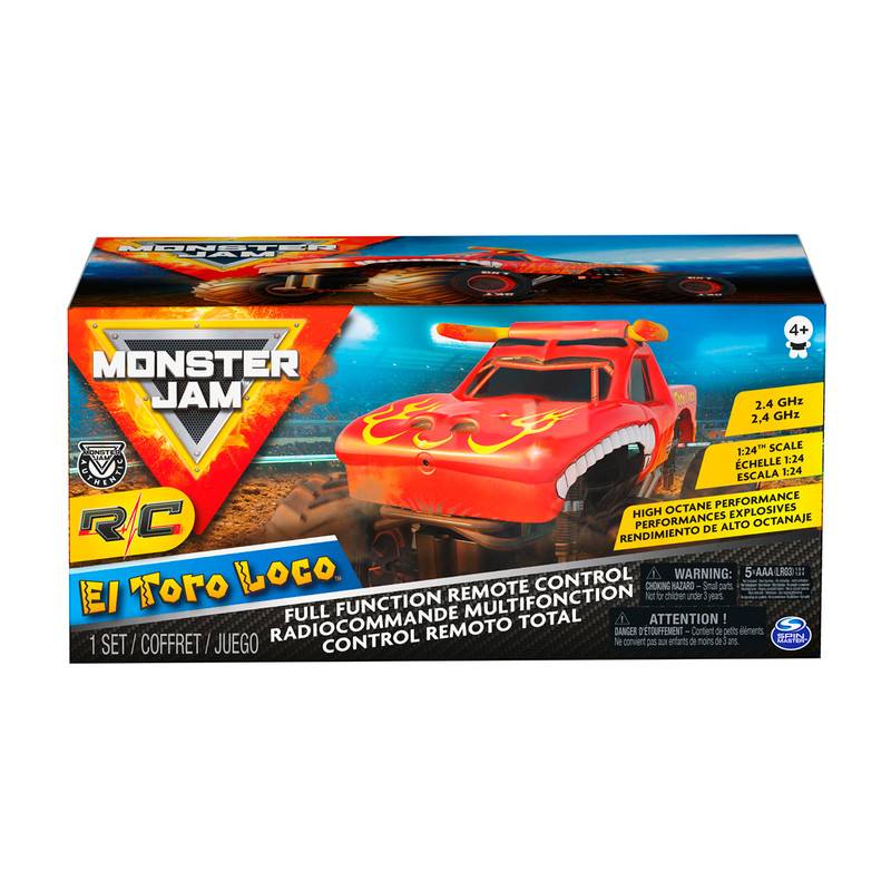 Spin master monster jam radio control el toro loco