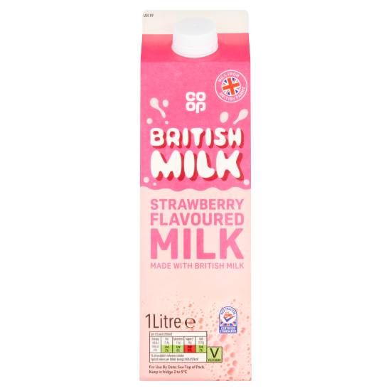 Co-Op Strawberry Milk 1 Litre