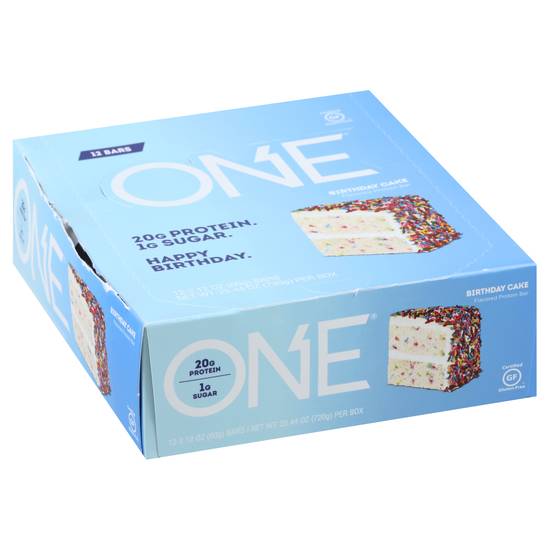 One Birthday Cake Flavored Protein Bar ( 12 ct )