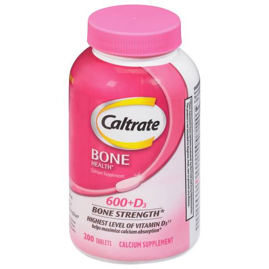 Caltrate Calcium and Vitamin D Supplement Tablets (200 ct)