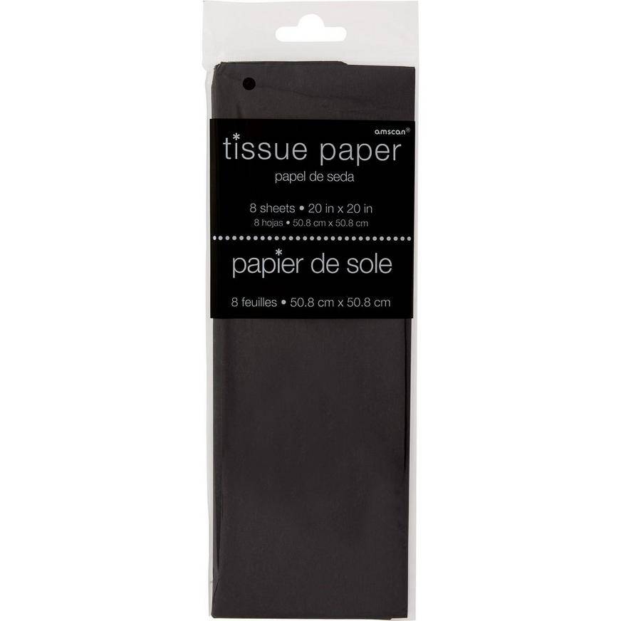 Party City Tissue Paper ( 20''x 20''/black)