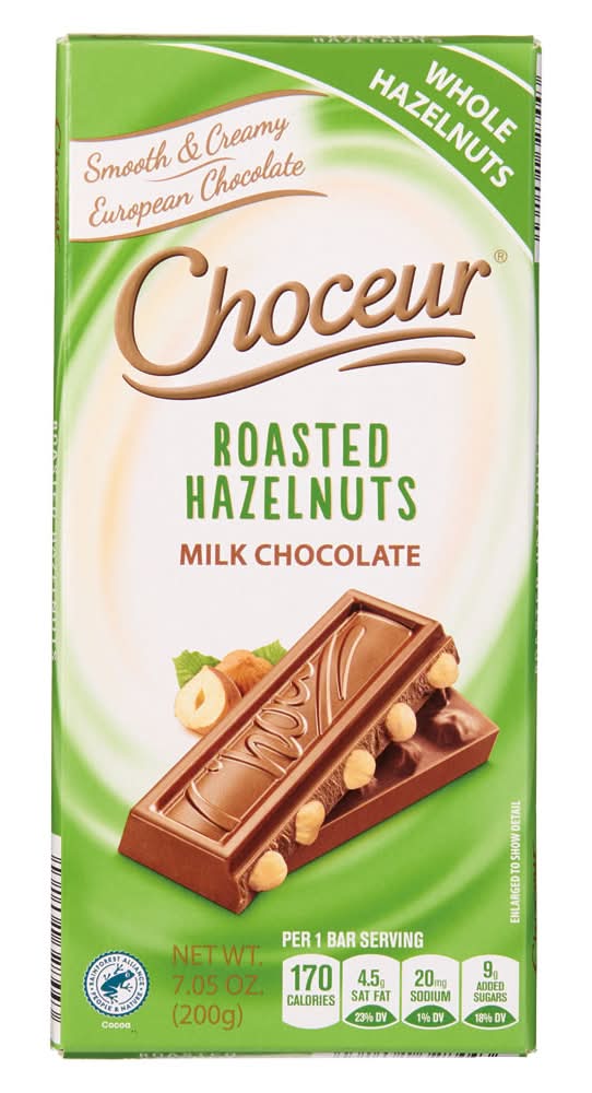 Choceur Milk Chocolate With Roasted Hazelnuts (7.05 oz)