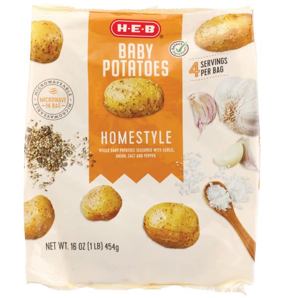 H-E-B · Papas baby casero (450 g)