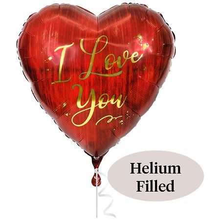 Anagram I Love You Rouge Foil Balloon, 28 in, Red