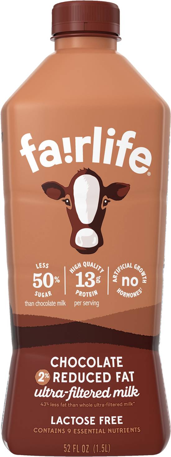 Fairlife 2% Reduced Fat Ultra-Filtered Chocolate Milk (52 fl oz)