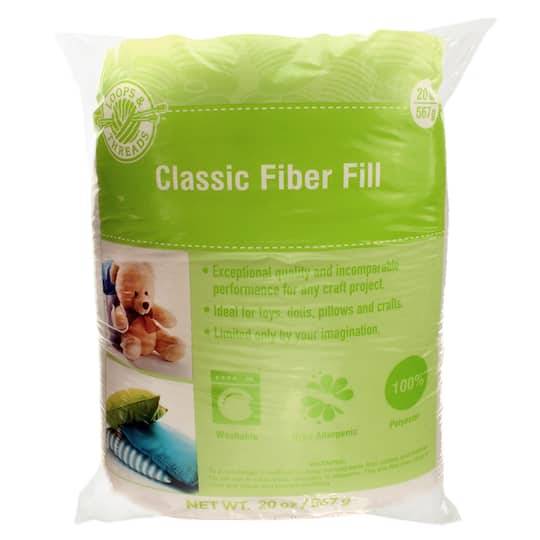 Loops & Threads Polyester White Classic Fiber Fill