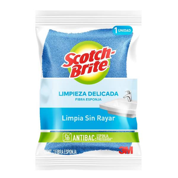 Scotch-Brite · Fibra esponja cero rayas baño (120 g)