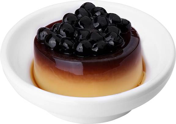 Boba Caramel Pudding