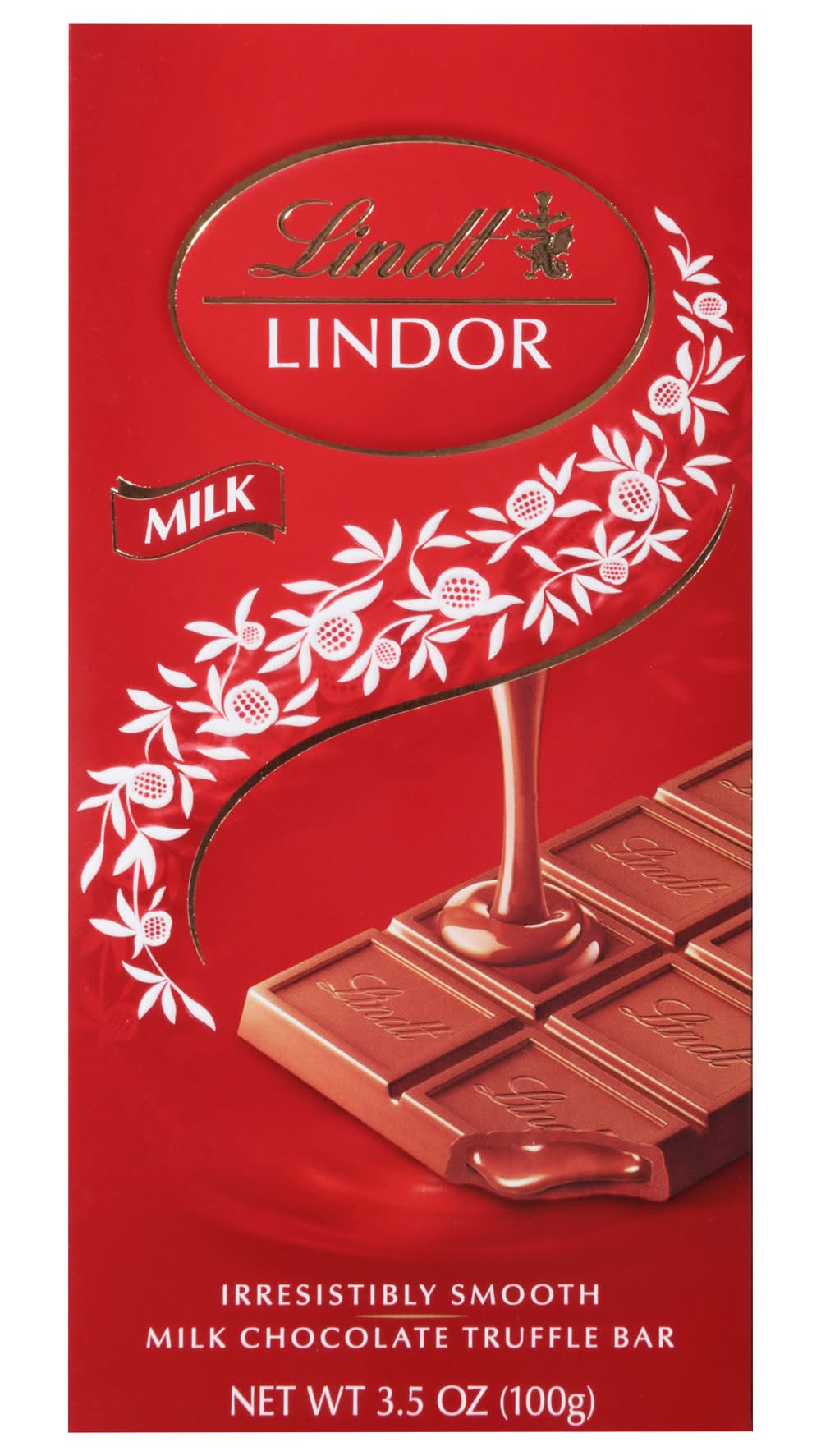 Lindt Lindor Milk Chocolate Candy Truffle Bar (3.5 oz)