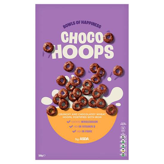 Asda Choco Hoops 500g