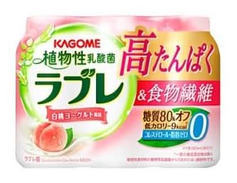 カゴメ 植物性乳酸菌ラブレ　高たんぱく＆食物繊維 ８０ｍｌ×３