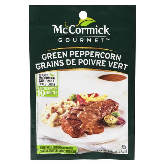 Mccormick mélange à sauce aux grains de poivre vert (1 un) - international sauce mix, green peppercorn (38 g)