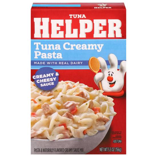 Tuna Helper Creamy Pasta (creamy & cheesey sauce)
