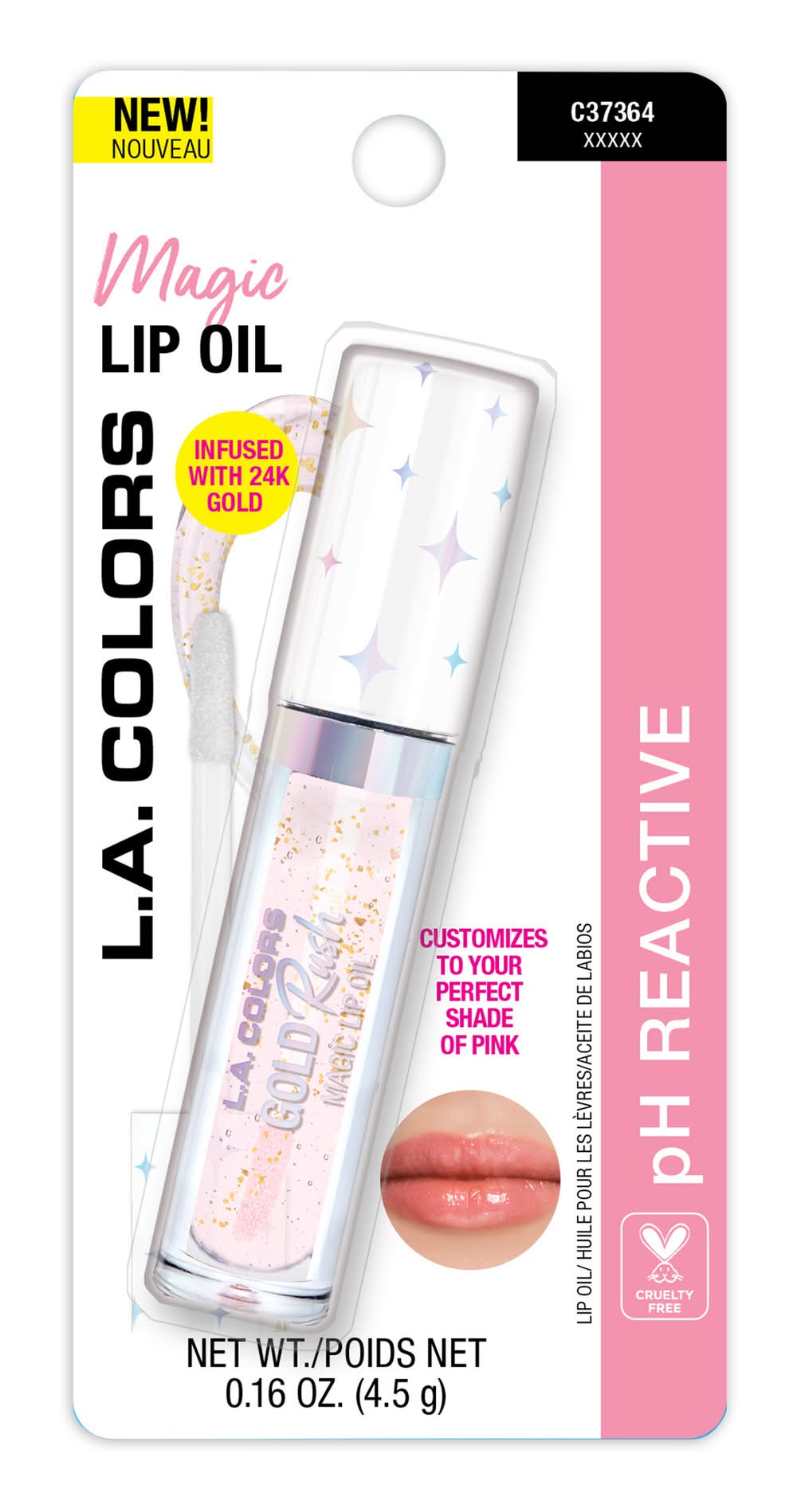 L.A. Colors pH Reactive Magic Lip Oil 0.16oz