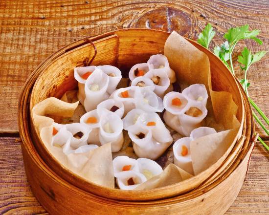 Bezglutenowe Pierożki Kolorowe z Krewetkami