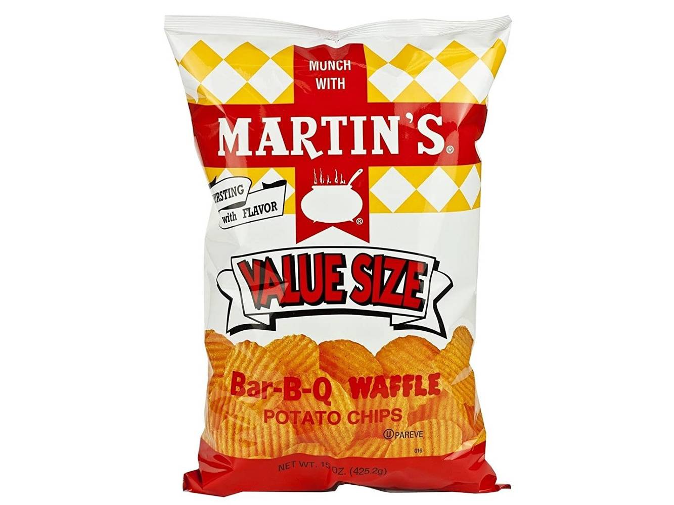 Martin's Bar B Q Waffle Potato Chips