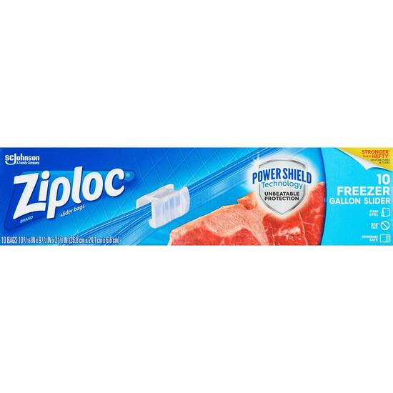Ziploc Freezer Gallon Slider Bags