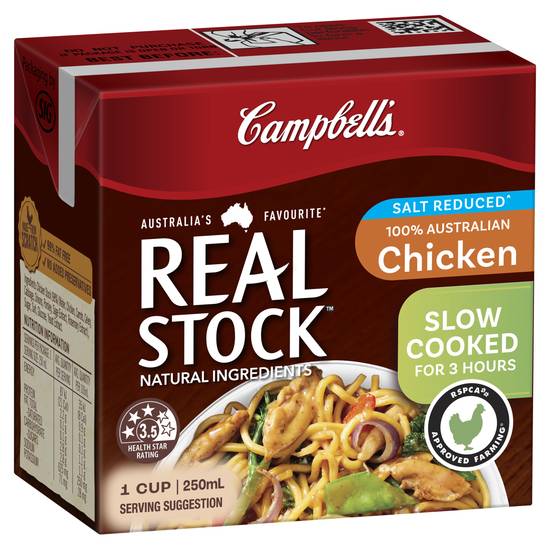 Campbell's Real Stock Chicken Stock Salt Reduced 250ml