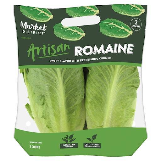 Market District Artisan Romaine Lettuce, 2 Count