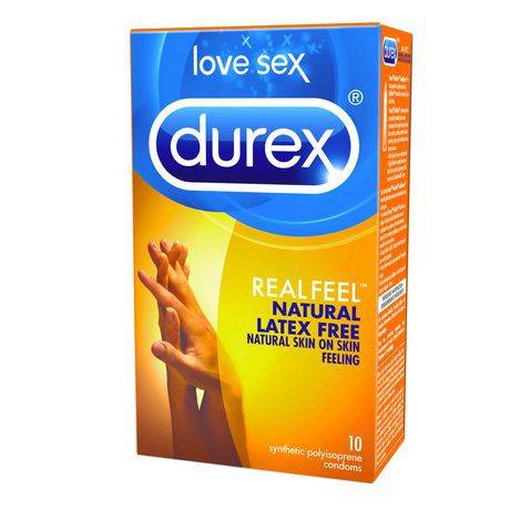 Durex Real Feel Non-Latex Condoms (80 g)