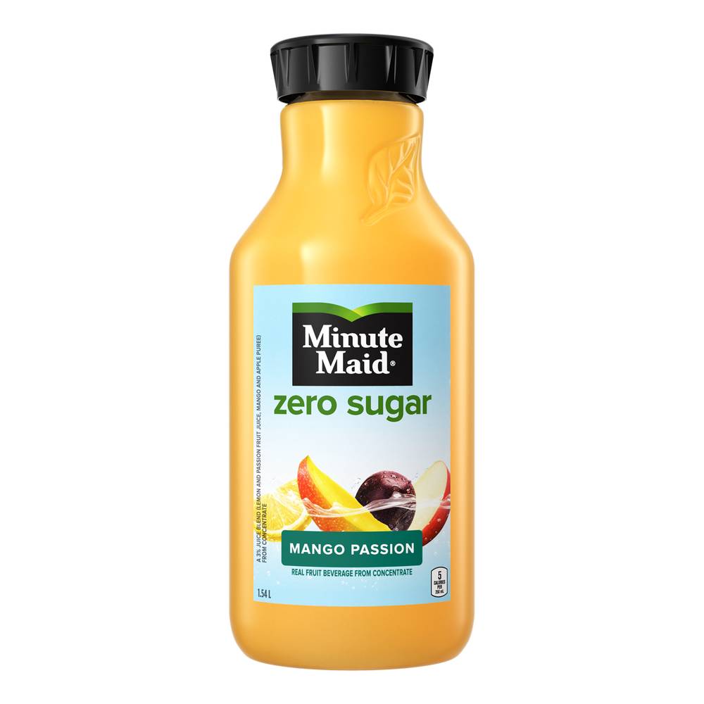Minute Maid Zero Sugar Real Fruit Juice, Mango Passion (1.54 L)