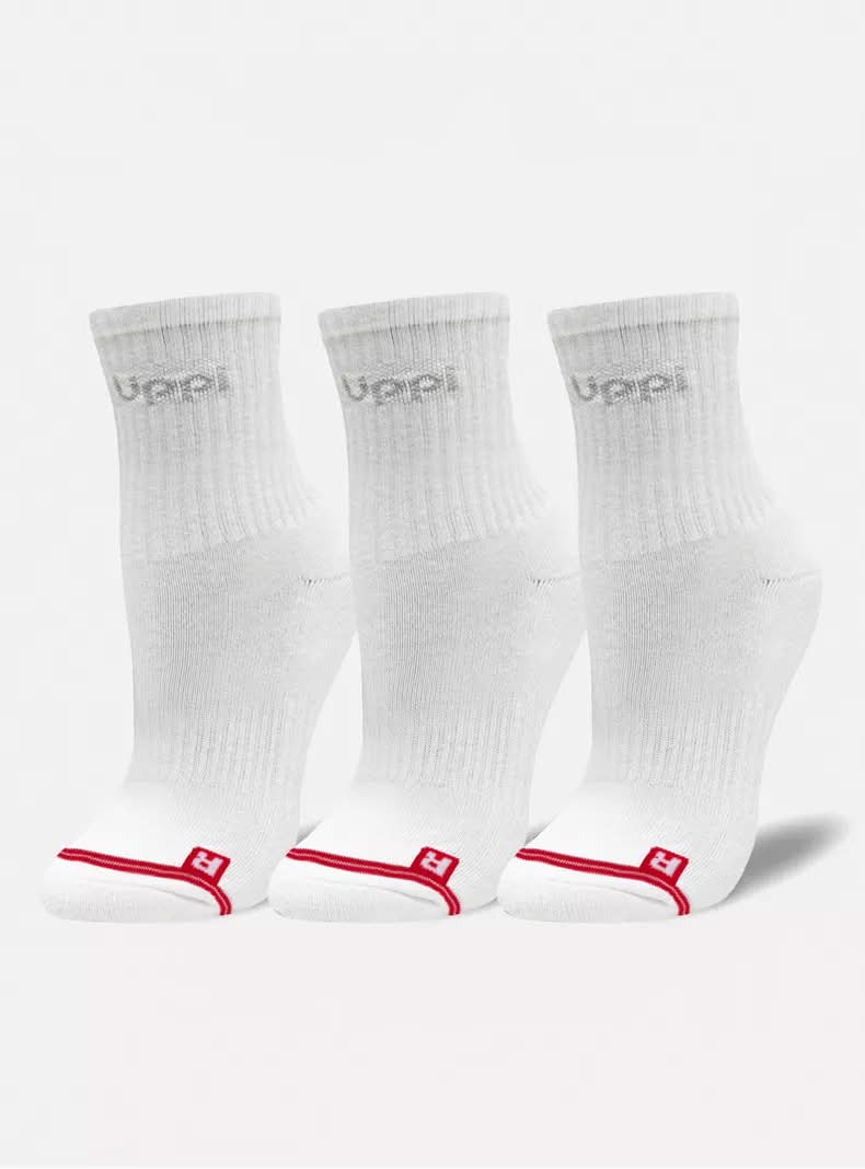 Lippi Calcetín Logo  Pack Short  blanco l