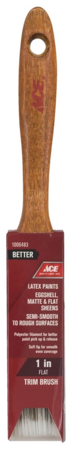 ACE Better 1 In. Flat Trim Paint Brush