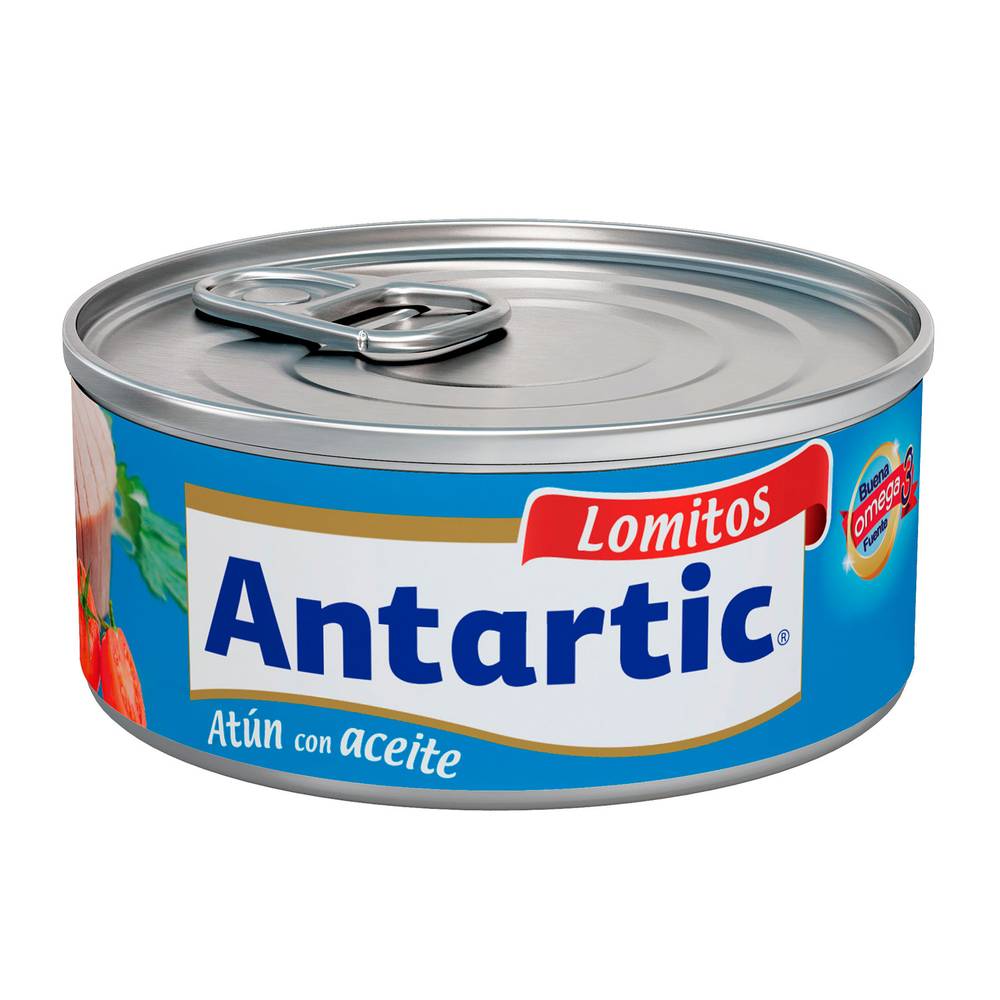 Antartic · Atún lomitos en aceite (91 g)