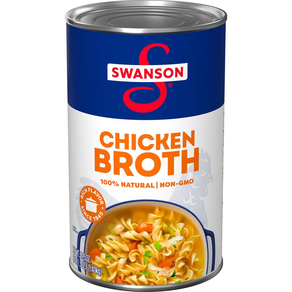 Swanson 100% Natural Broth, Chicken (3.09 lbs)