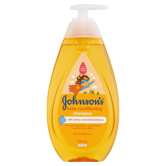 Johnson's 3-in-1 Hypoallergenic Gentle Tear-Free Conditioning Baby Shampoo & Cleansing Wash 500ml