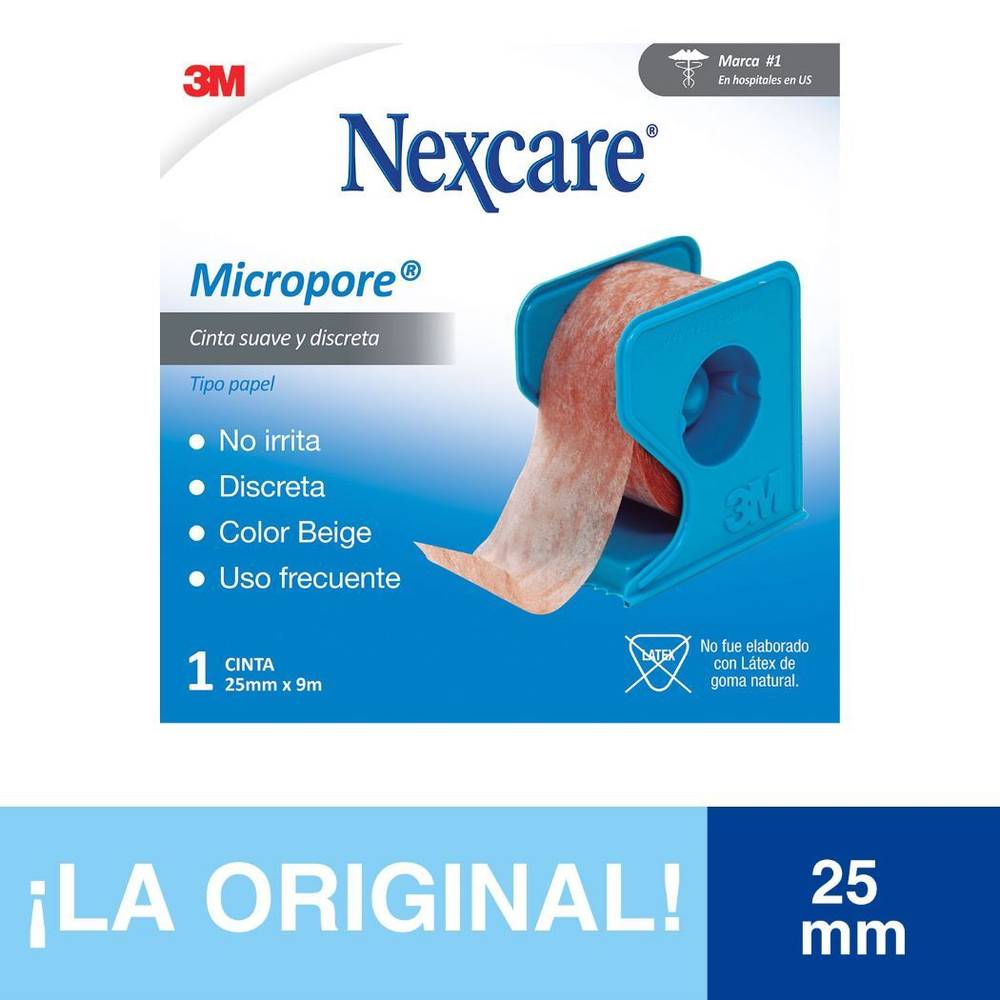 Cinta Micropore Color Piel  NEXCARE