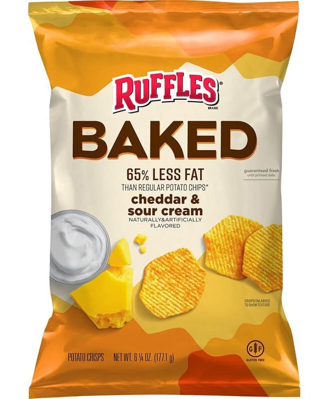Ruffles Oven Baked Cheddar Sour Cream 6.25oz