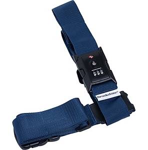 Brookstone 3-Digit Combination Lock, Blue (BSLS0001)