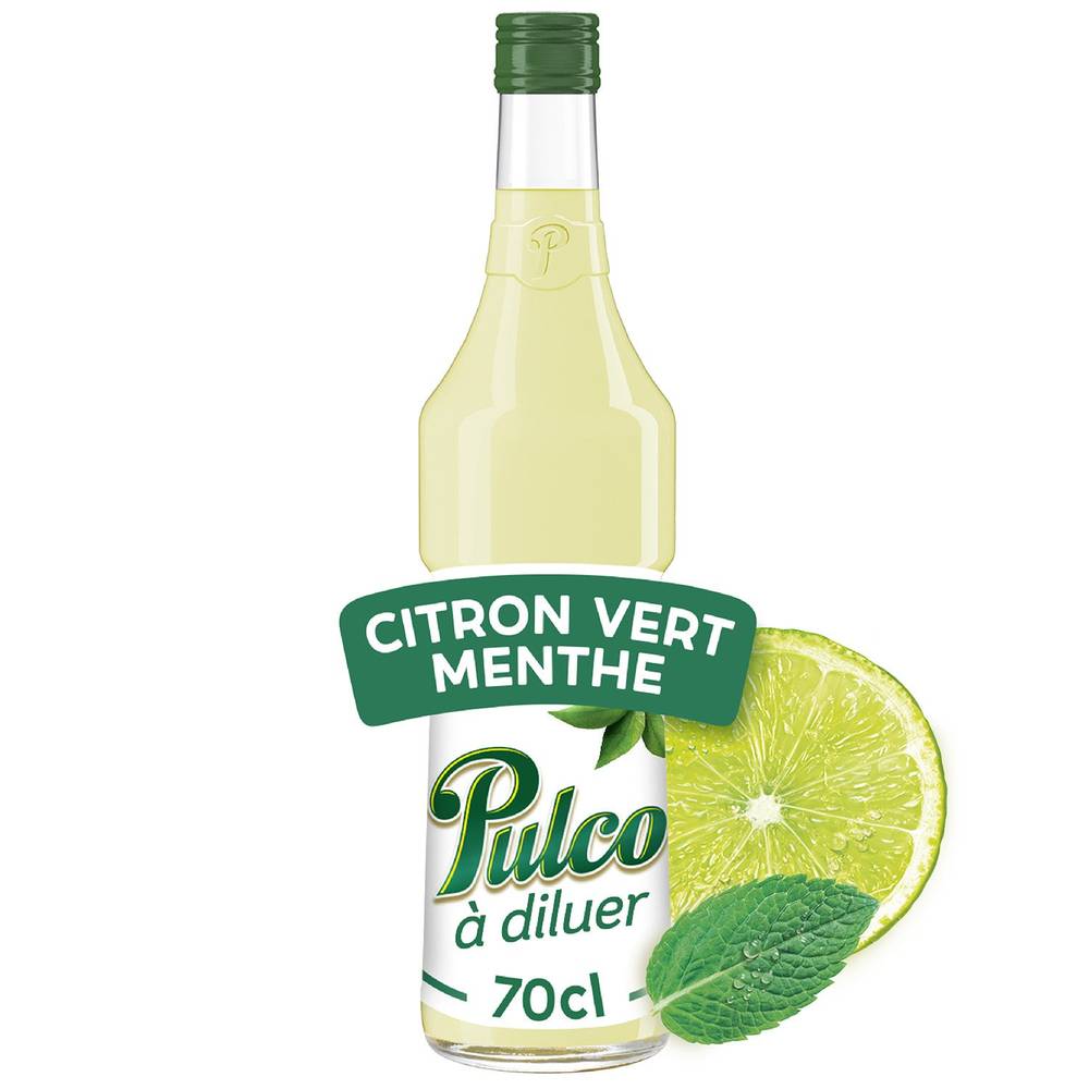 Pulco - Concentré à diluer au citron vert et à la menthe (700 ml)