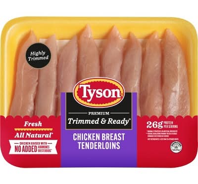 Tyson Trimmed & Ready Chicken Tenderloins - 1.25-2.1 lbs - price per lb