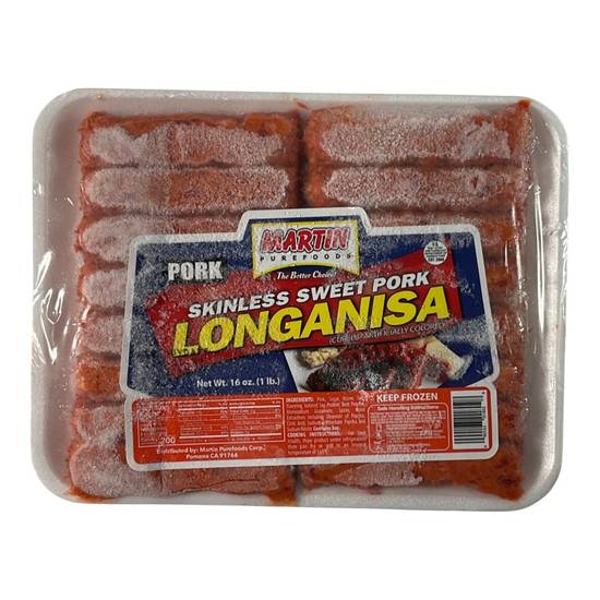 Martin Purefoods Skinless Sweet Pork Longanisa
