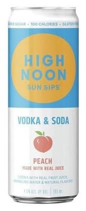 High Noon Peach Hard Seltzer 4x 355ml Cans