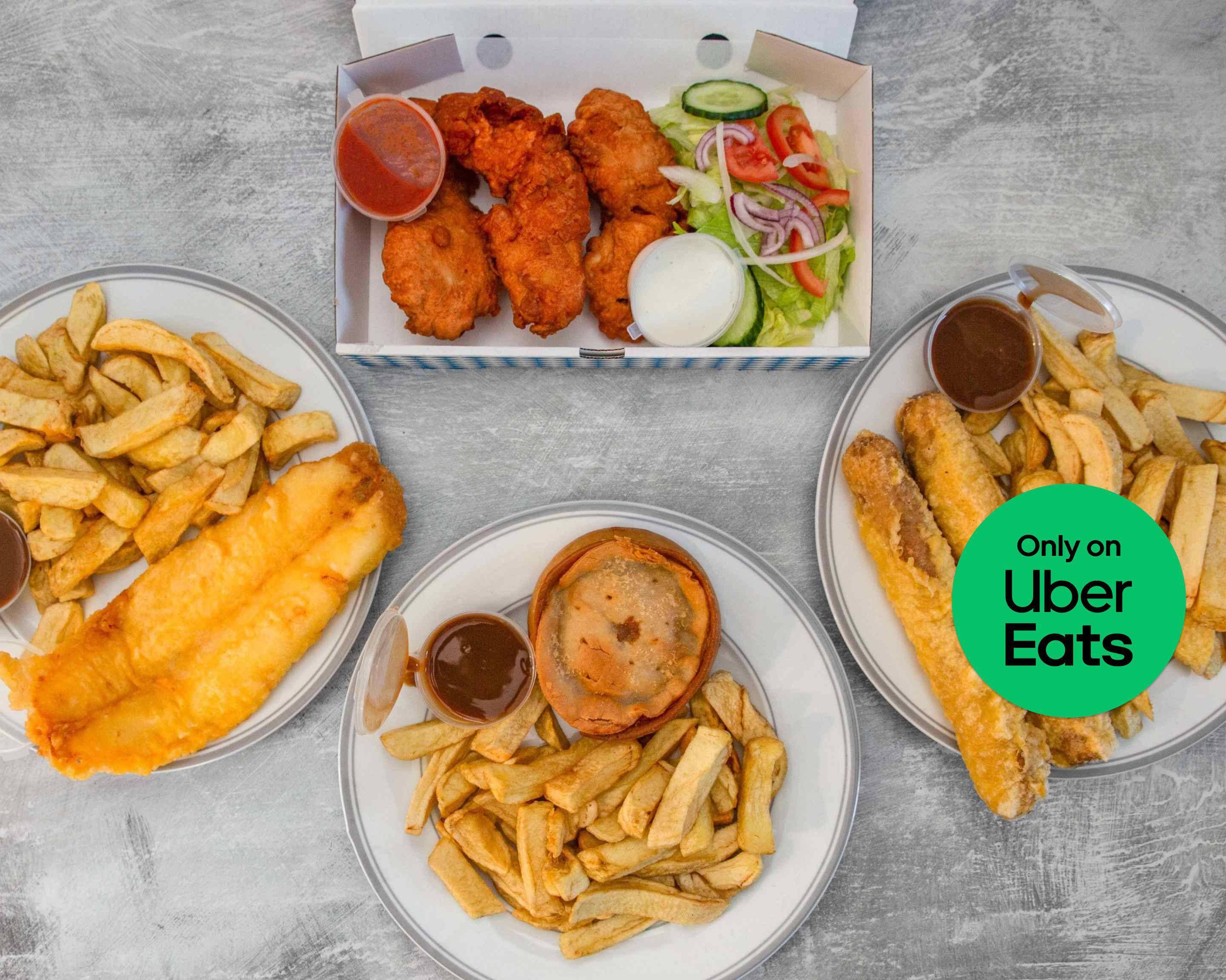 Haymarket Fish 'n' Chips Menu Takeaway in Edinburgh Delivery menu