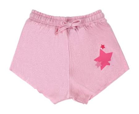 Juniors Fleece Shorts Large Pink