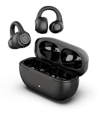 JLab Flex True Wireless Bluetooth Open Earbuds, Black