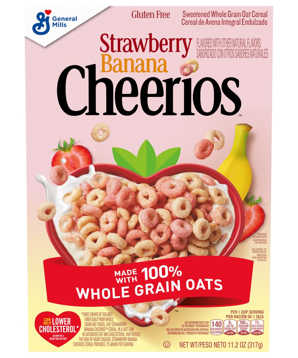 Cheerios Strawberry Banana Cheerios Breakfast Cereal (11.2 oz)