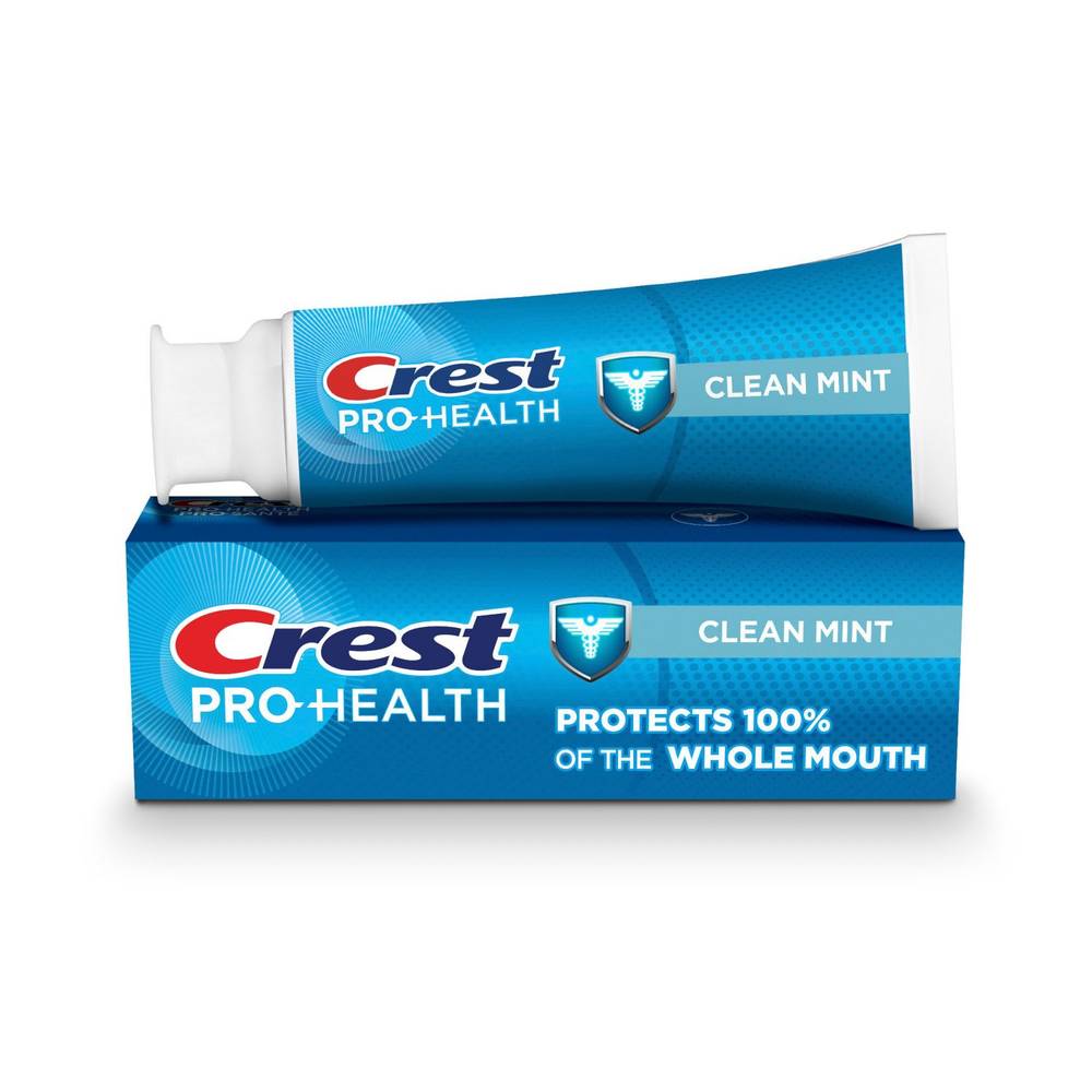 Crest Pro-Health Fluoride Anticavity Toothpaste, Clean Mint, 4.6 Oz