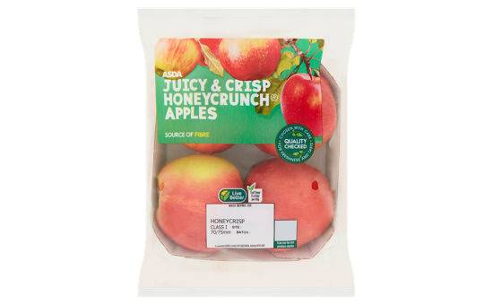 ASDA Juicy & Crisp Honey Crunch Apples 4pk