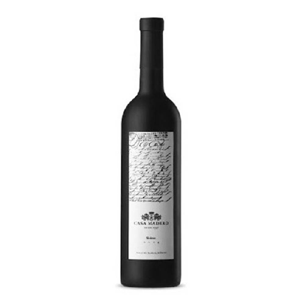 Casa madero vino tinto shiraz (750 ml)