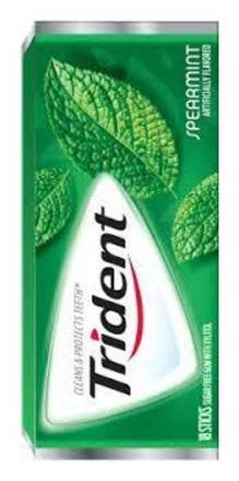 Trident Sugar Free Gum with Xylitol Spearmint 26.6g Box