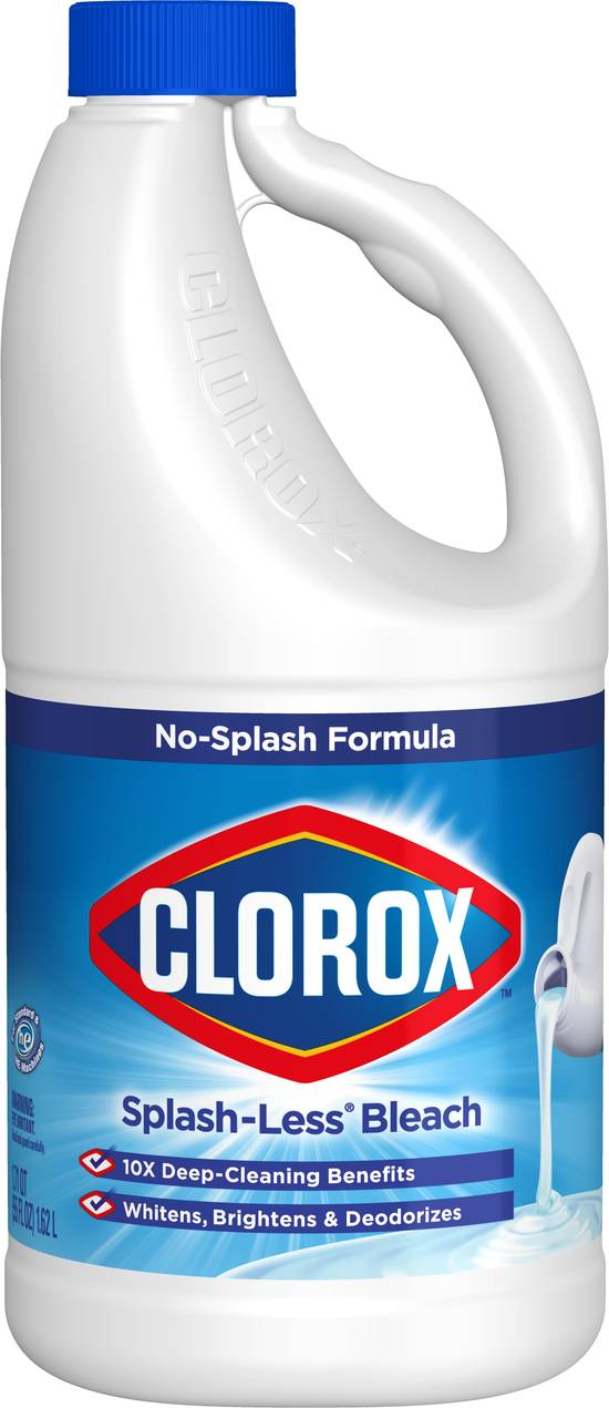 Clorox Regular Liquid Bleach Splash Less (40 oz)