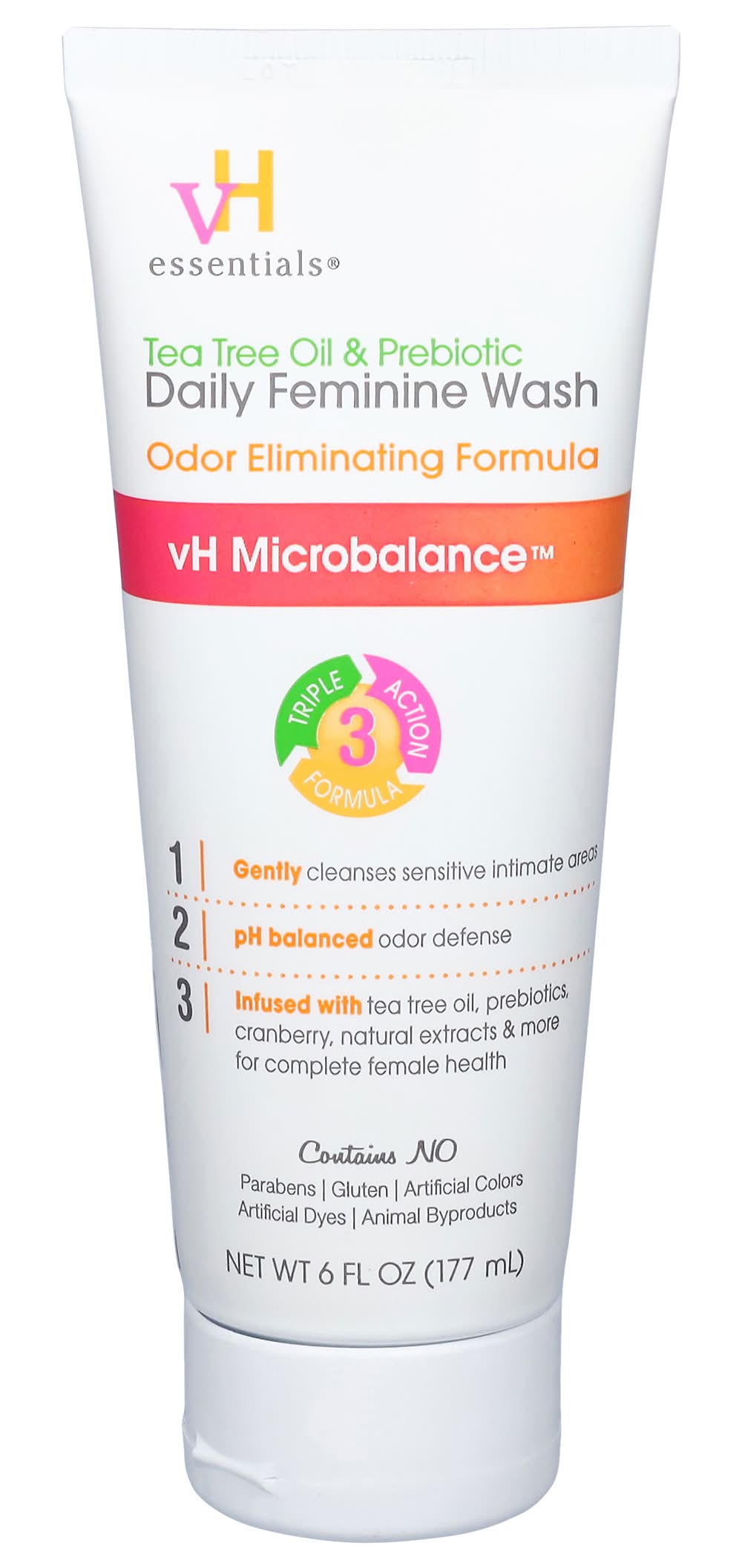 VH Essentials Tea Tree Oil & Prebiotic Feminine Wash (6 fl oz)