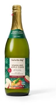 Favorite Day Sparkling Cider 100% Juice, Apple (25.2 fl oz)