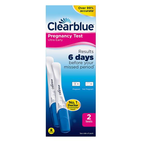 Clearblue Ultra Early Pregnancy Test (2 pack)