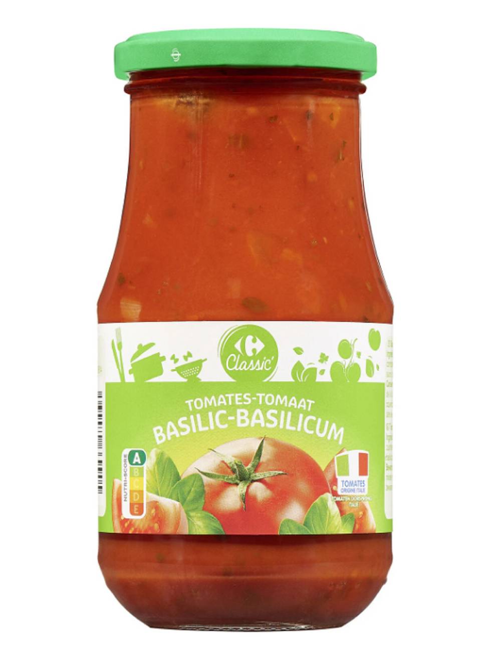 Carrefour Classic' - Sauce tomates basilic (420g)